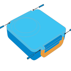 OmieBox Latch and Hinge Pin (1 pin)